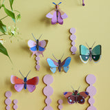 Studio Roof Insects Small - Gold Rim Butterfly