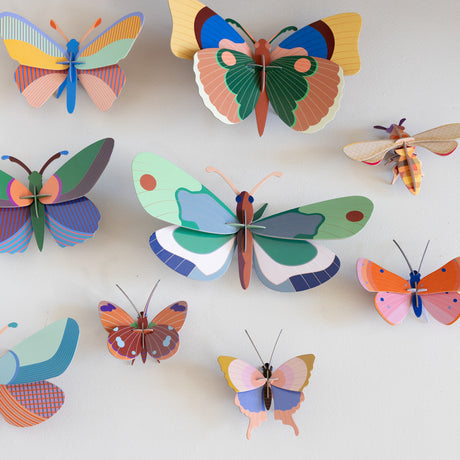 Studio Roof Insects Small - Gold Rim Butterfly