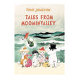 Book cover for "Tales from Moominvalley" by Tove Jansson featuring Moomintroll and friends on a beach by the sea.
