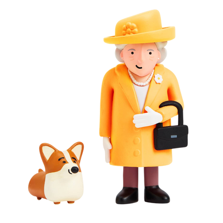 The Queen & Royal Corgi Collectible