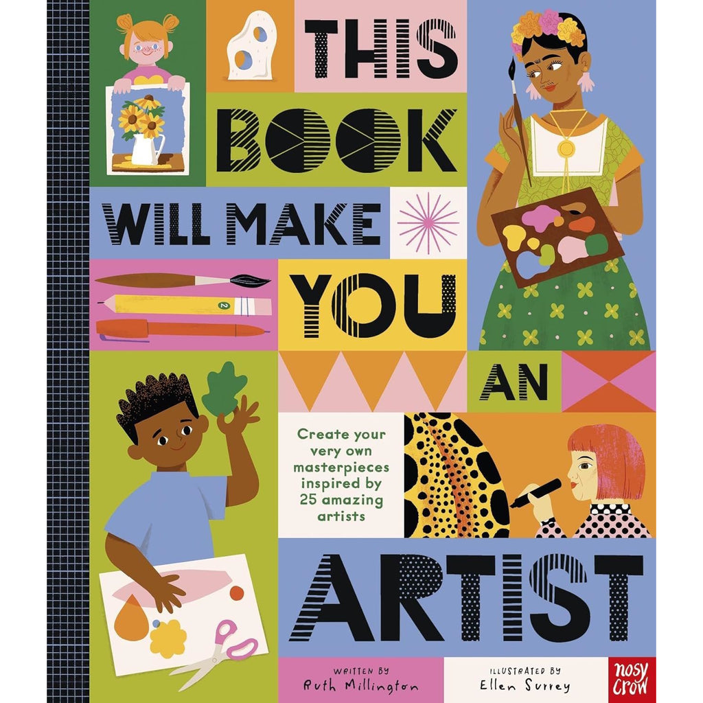An inspiring, hands-on activity book packed with creative prompts, techniques, and ideas to spark artistic confidence in kids.