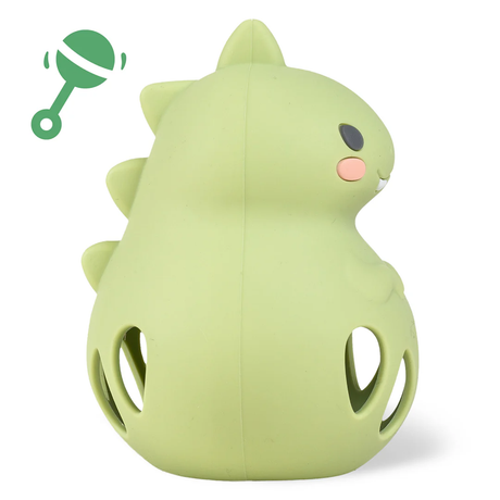 Tiger Tribe Silicone Rattle - Dino