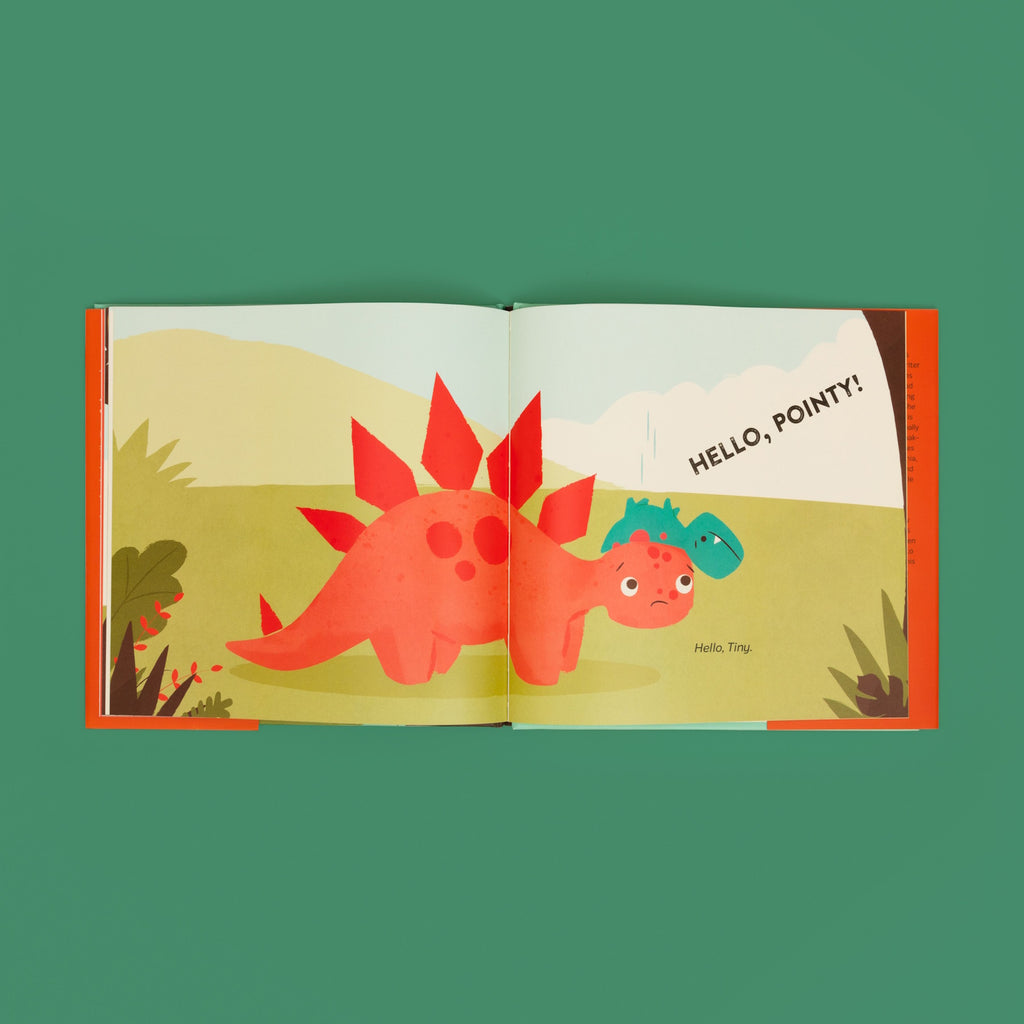 A heartwarming story about Tiny T. Rex's efforts to give his friend a big hug, filled with charming illustrations and a message about friendship and perseverance.