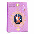 A keyring from Djeco's Tinyly collection featuring a finely sculpted figurine of Indie, a character depicted as a fox.