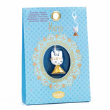 The Margo Tinyly Key Ring by Djeco is a delightful accessory featuring a finely sculpted pendant of Margo, an adorable kitten character from Djeco's Tinyly collection.