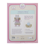 Back of Olli Ella Dream Dinkum Dolls Unicorn Nova packaging box with product features.