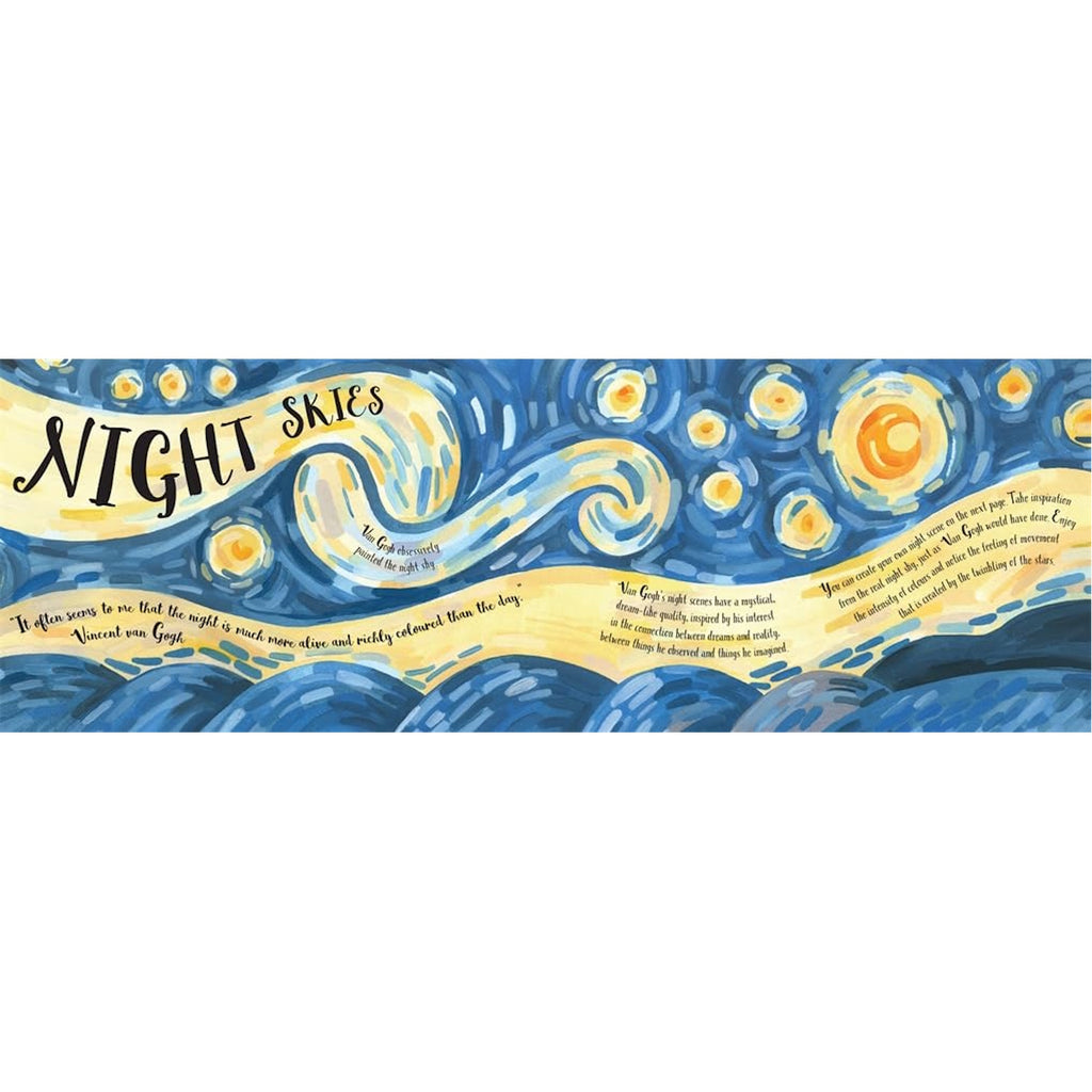 Featuring creative puzzles, colouring pages, and art-inspired activities to introduce children to the life and work of Vincent van Gogh.
