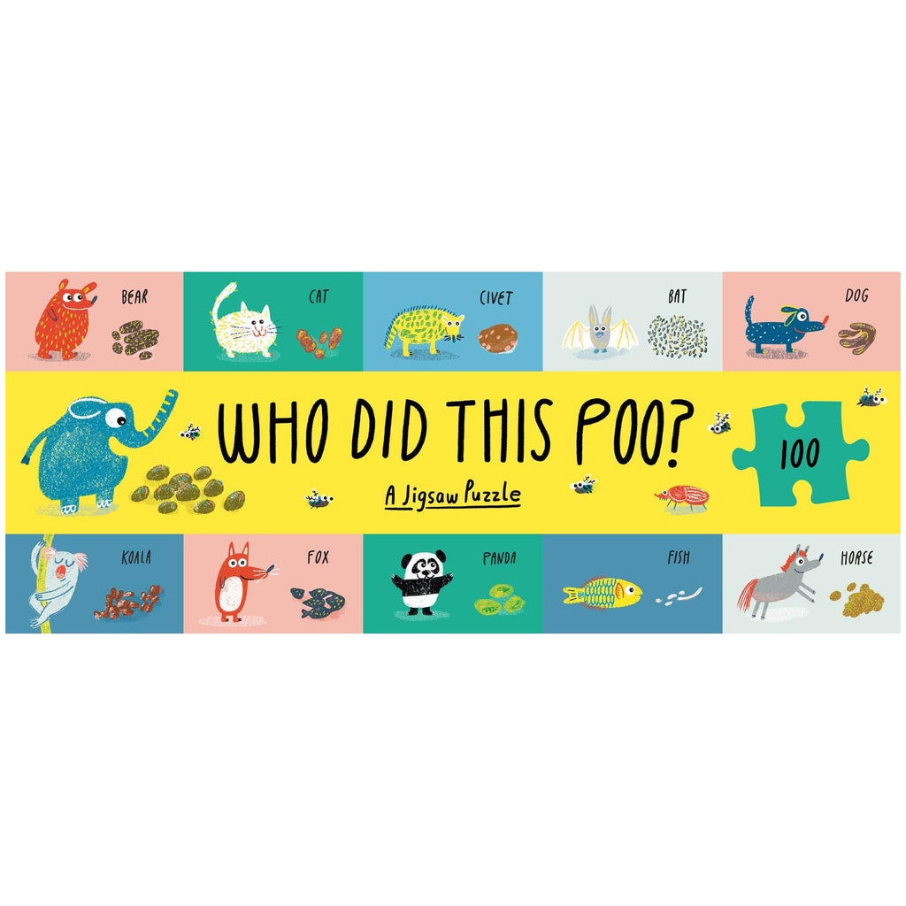 Featuring humorous animal illustrations and matching pieces that teach kids to identify which animal made each poo.