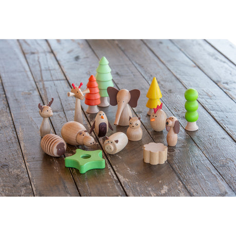 Wooden Animal Friends