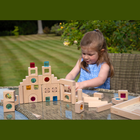 Wooden Building Gem Blocks-82