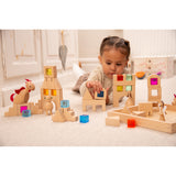 Wooden Building Gem Blocks