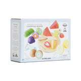 Packaging box for Le Toy Van wooden play food chopping board set against a white background.
