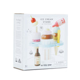 Box packaging for the Le Toy Van 13-piece wooden Ice Cream Stand & Toppings toy set.