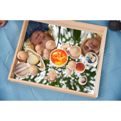 Wooden Mirror Tray