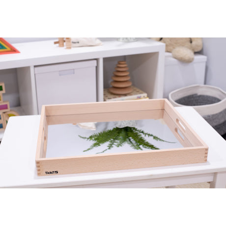 Wooden Mirror Tray