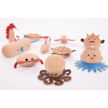 Wooden Sea Creatures