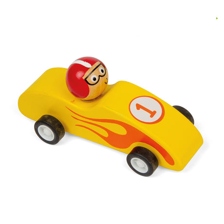 Wooden Pull Back Hot Rods