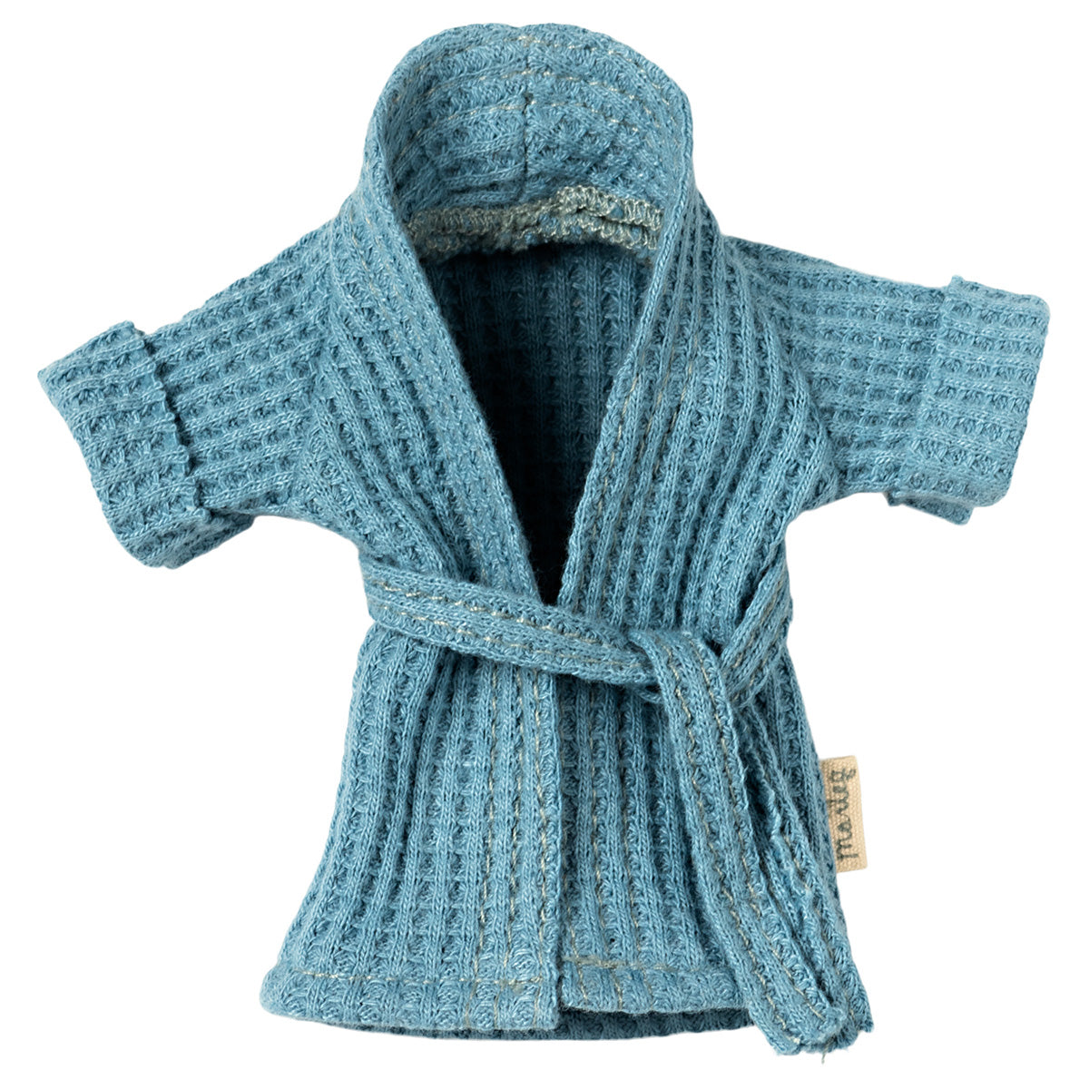Maileg Dad Mouse Bathrobe - Dusty Blue