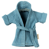 Maileg Dad Mouse Bathrobe - Dusty Blue