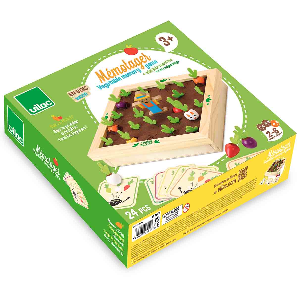Vegetable Garden Memory Game - Vilac