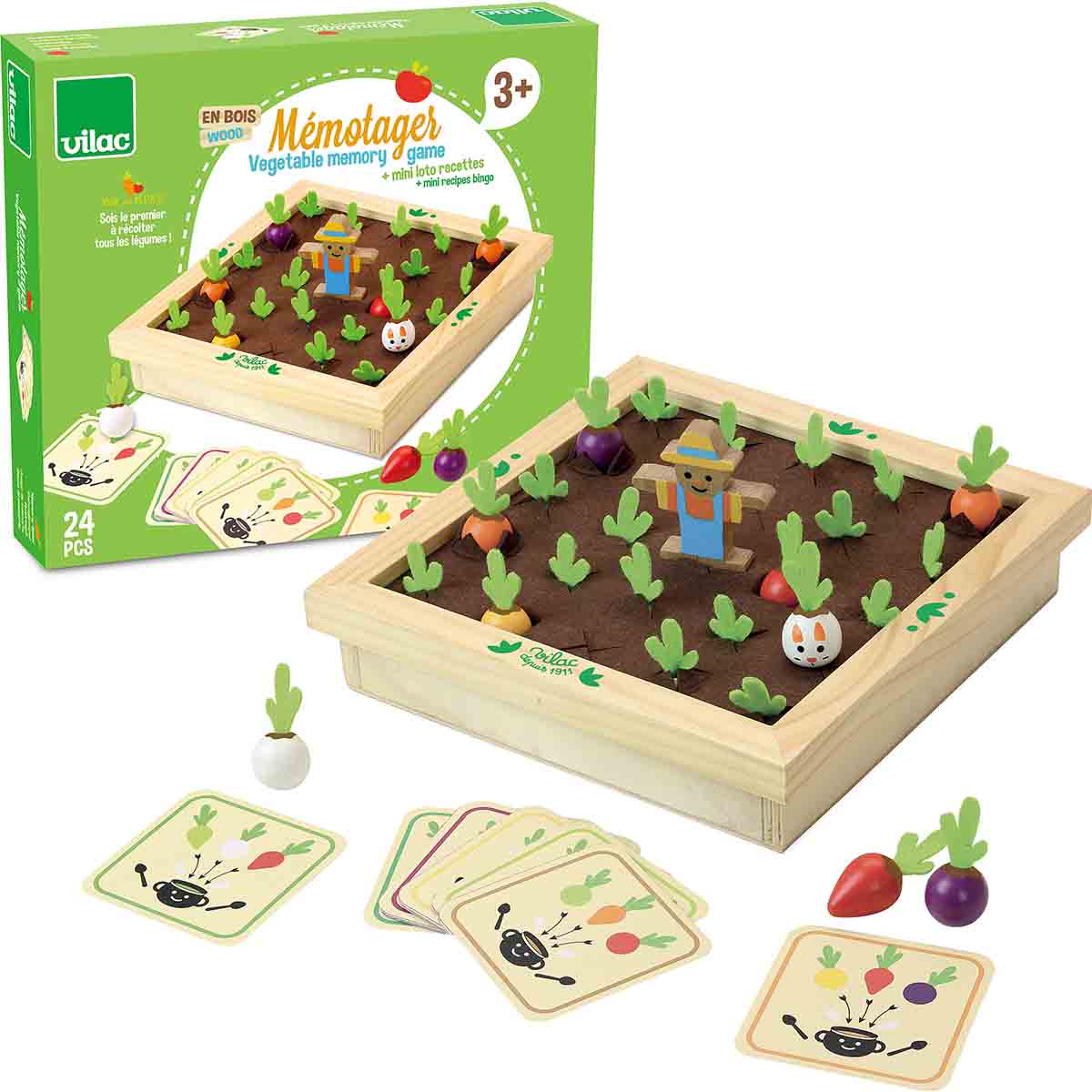Vegetable Garden Memory Game - Vilac