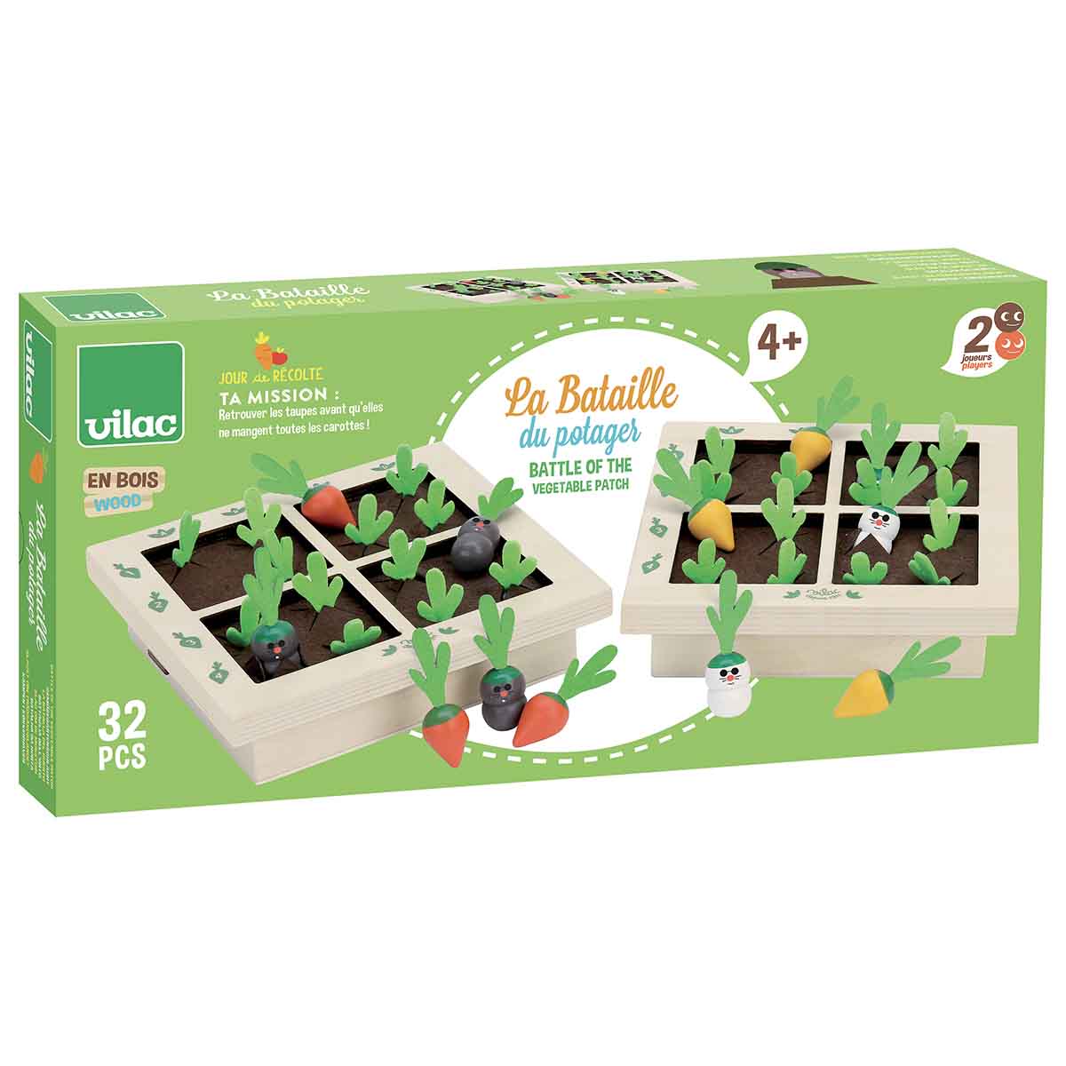 Vegetable Garden Battle Game - Vilac