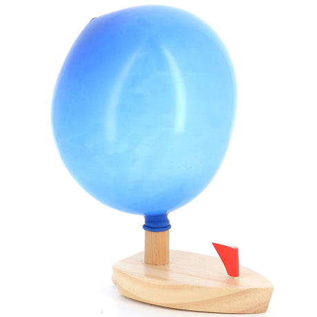 Balloon Powered Wooden Boat