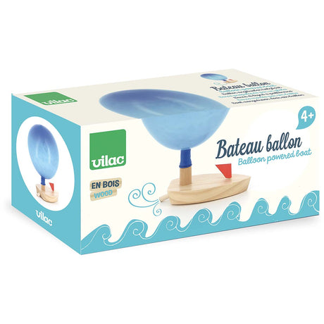 Balloon Powered Wooden Boat