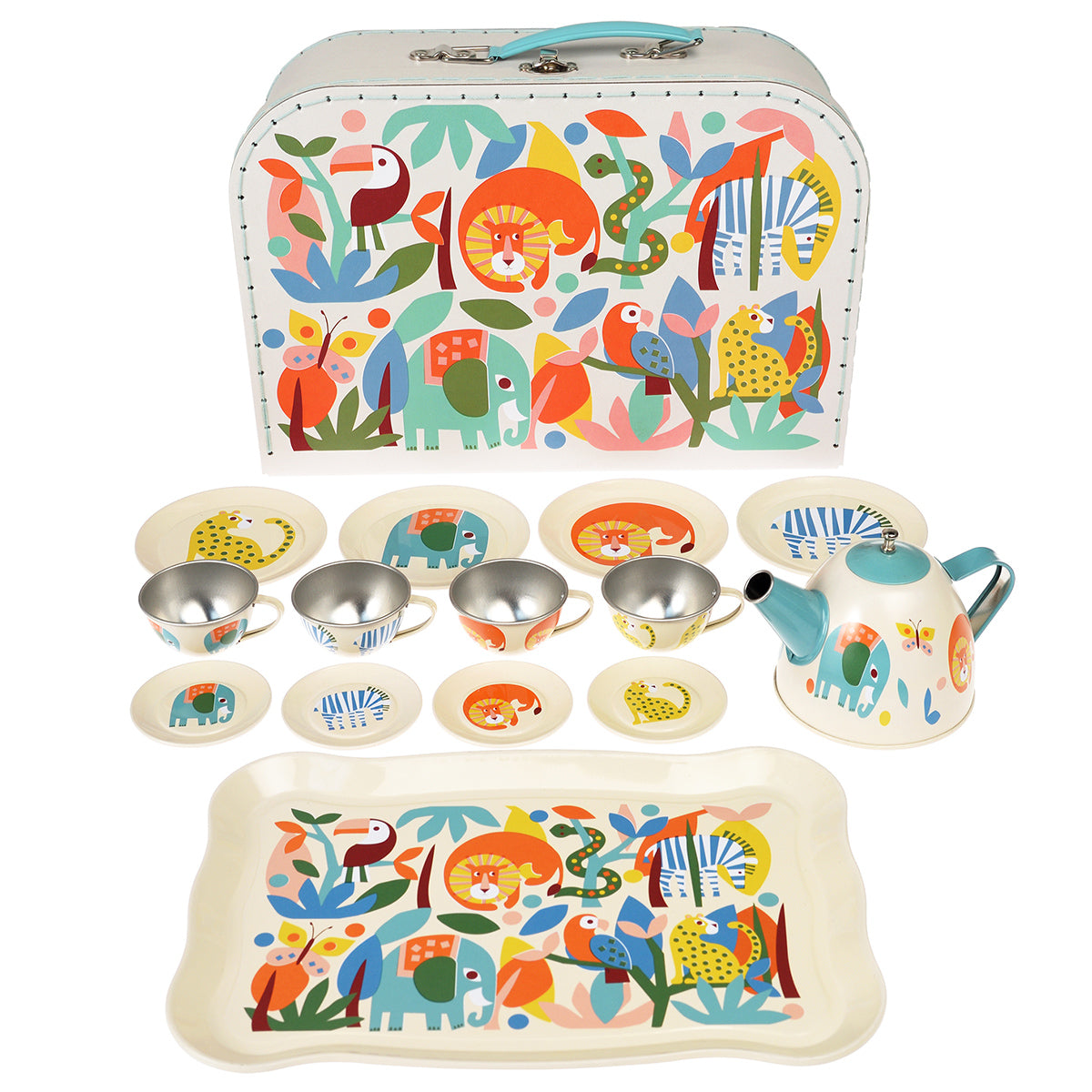 Classic Metal Tea Set - Wild Wonders