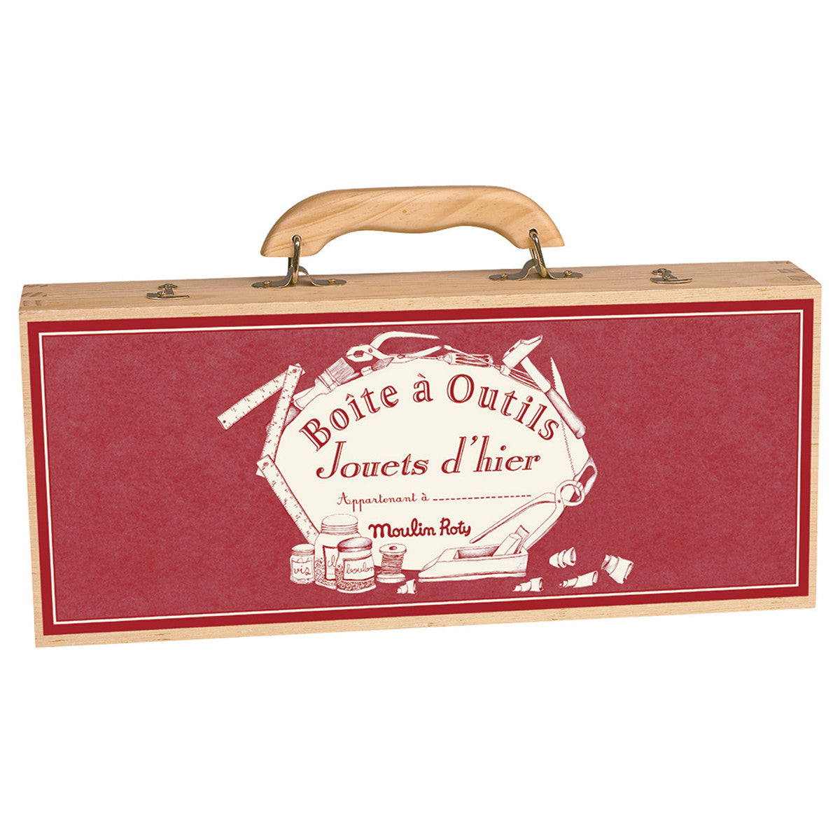 Moulin Roty Toy- Small tool box set Packaging Box MR710472
