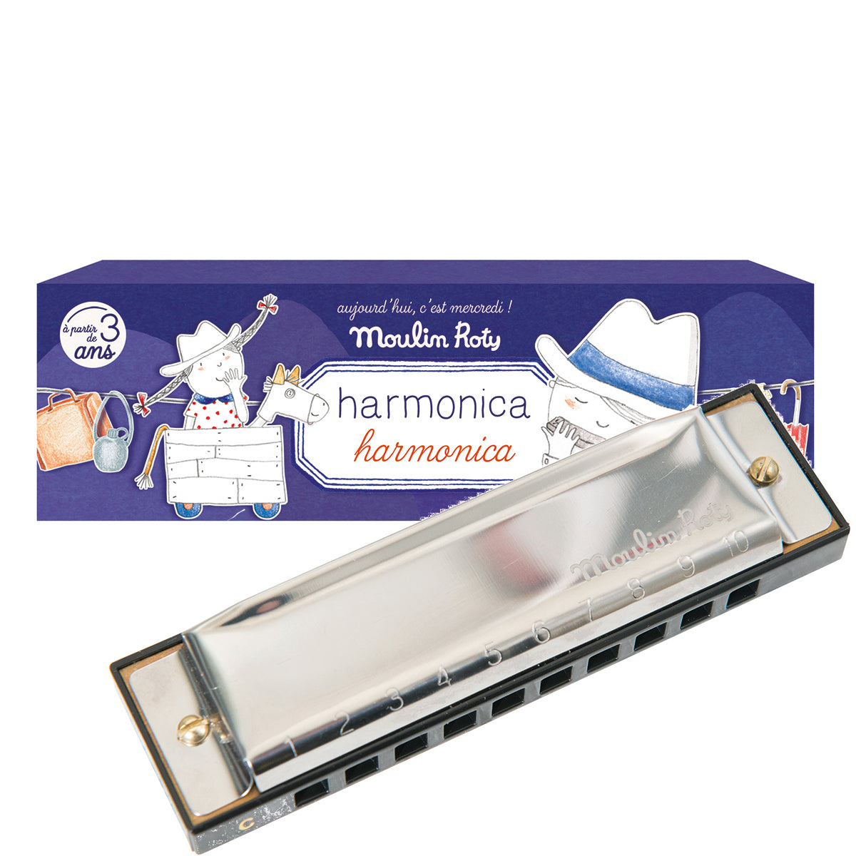 Classic Metal Harmonica