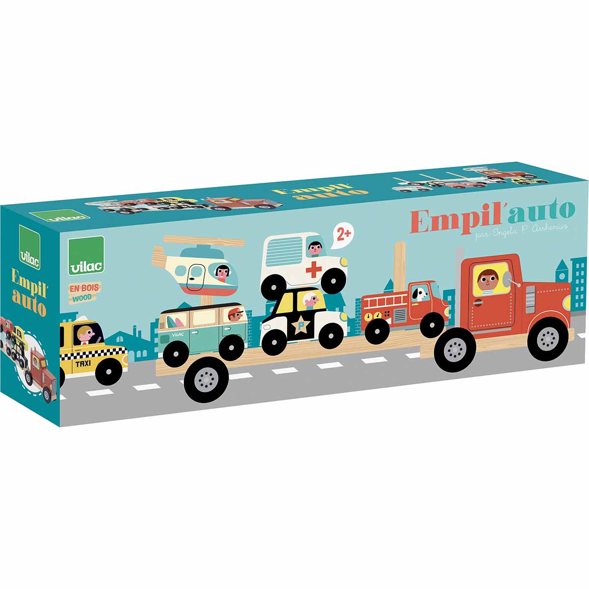 Truck and Trailer with Stacking Vehicles