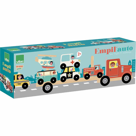 Truck and Trailer with Stacking Vehicles