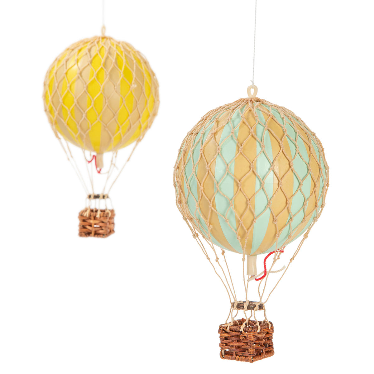 Authentic Models - Hot Air Balloon Mobile, Pastel Rainbow