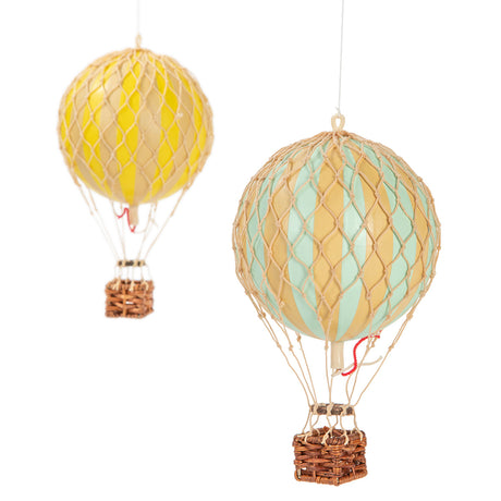 Authentic Models - Hot Air Balloon Mobile, Pastel Rainbow