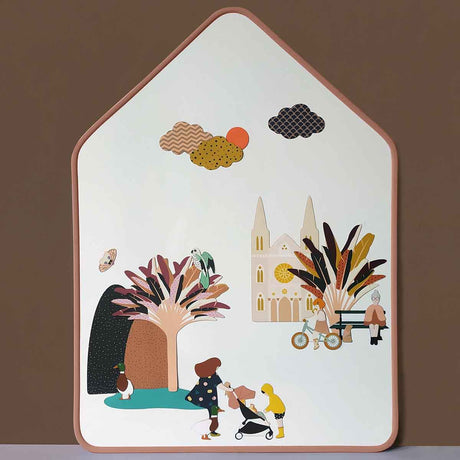 Little House Magnetic Slate Board