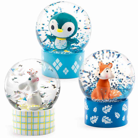 Djeco Mini Snow Globe - So Wild