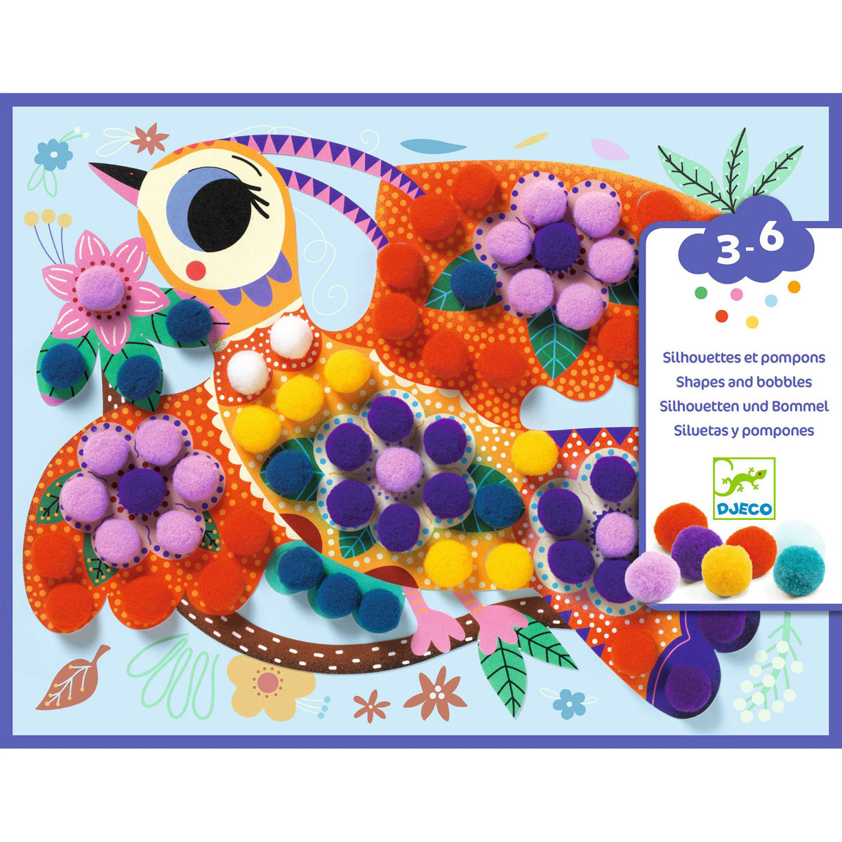 Djeco Shapes and Bobbles Collage
