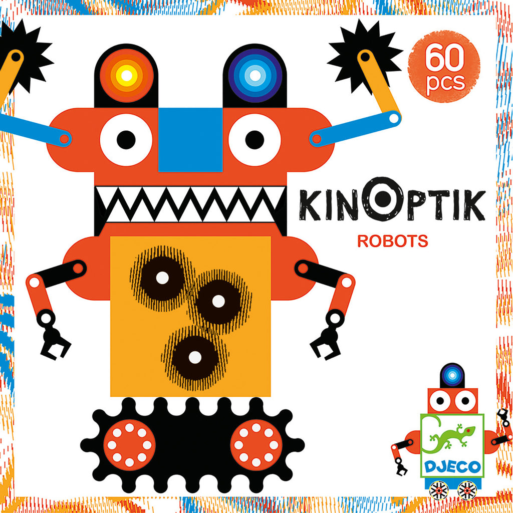 Djeco Game- Kinoptic Robots Packaging Box DJ05611