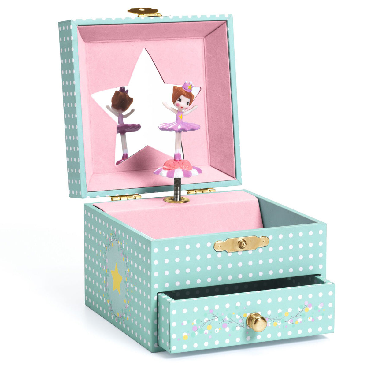 *Wonky* Djeco Jewellery Box - Delicate Ballerina