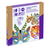 DIY Mosaic Masks - Jungle animals