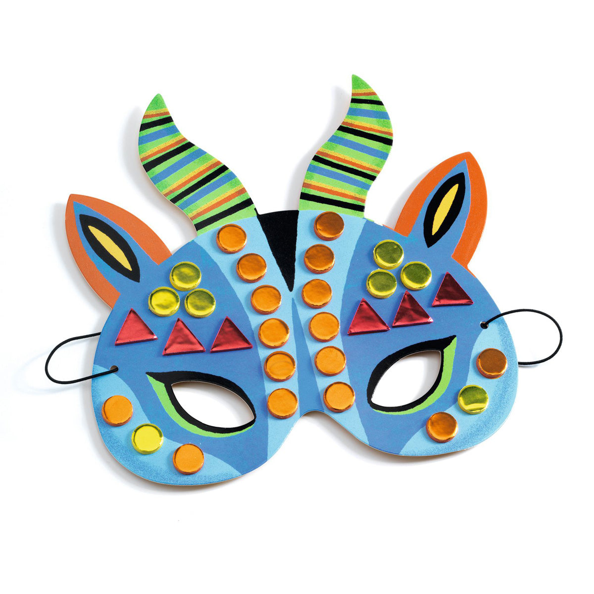 DIY Mosaic Masks - Jungle animals