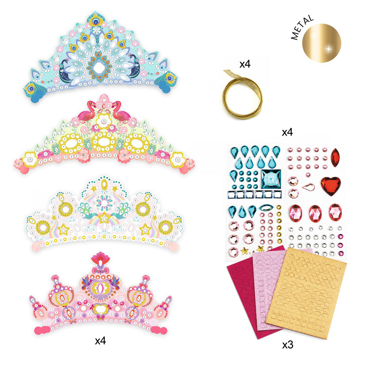 DIY Mosaic Tiaras