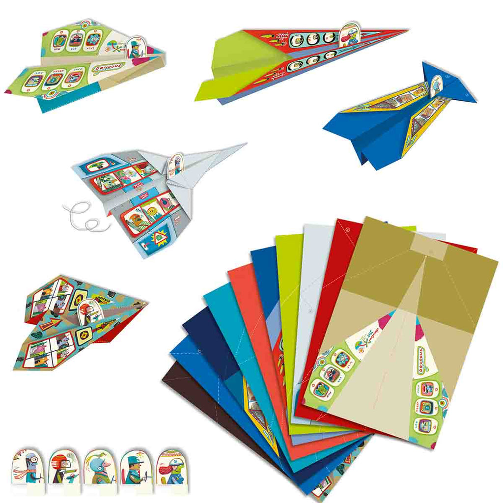 Djjeco-origami-paper-planes-showing-contents-of-packet