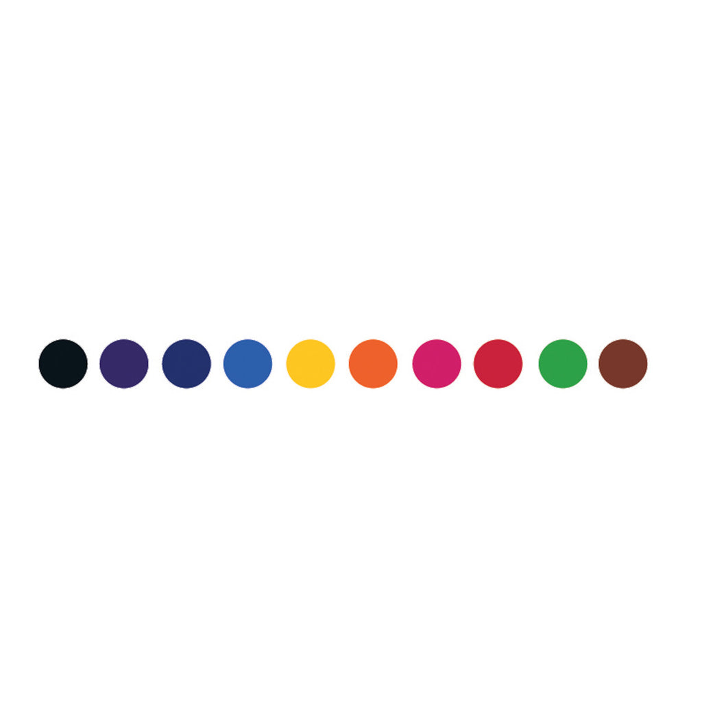Djeco Art - Classic Felt Brushes Colour Range Detail DJ08800