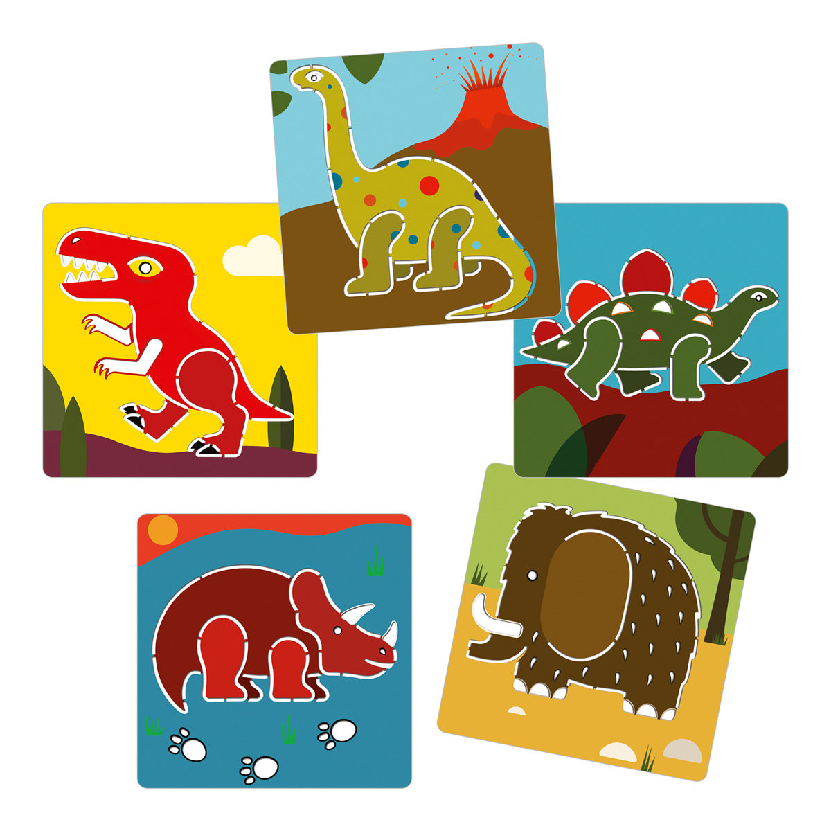 Djeco Stencils Dinosaurs by Djeco
