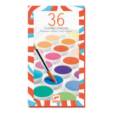 Djeco Colours - 36 Colour Paint Cakes