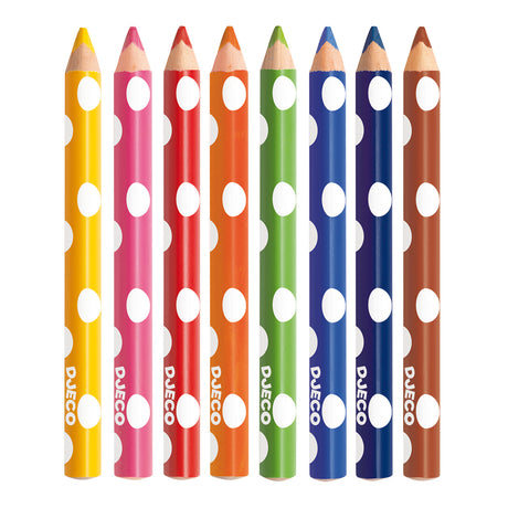Djeco Colours - 8 First Colouring Pencils