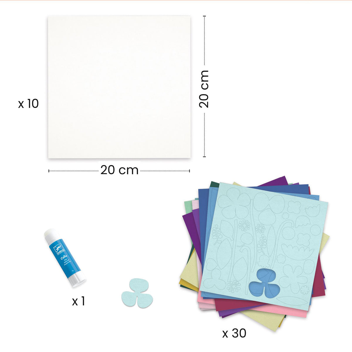 *Wonky* Little Papers Creation Box by Djeco