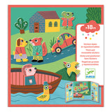 Djeco Play With Stickers - Animals